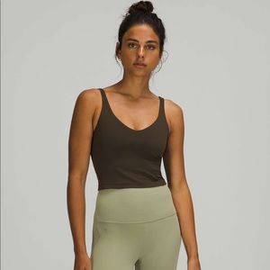 dark green Lululemon Align Tank Top